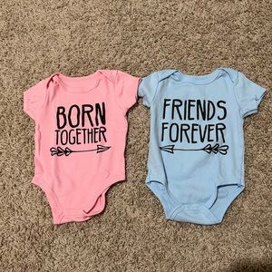 Twins Onesies